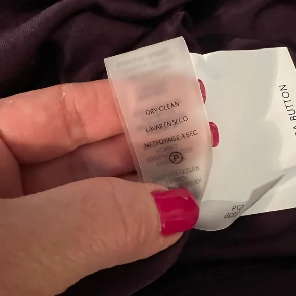 NEW Calvin Klein Womens Metallic Mini Dress with Tie Sleeves S… - Picture 9 of 11